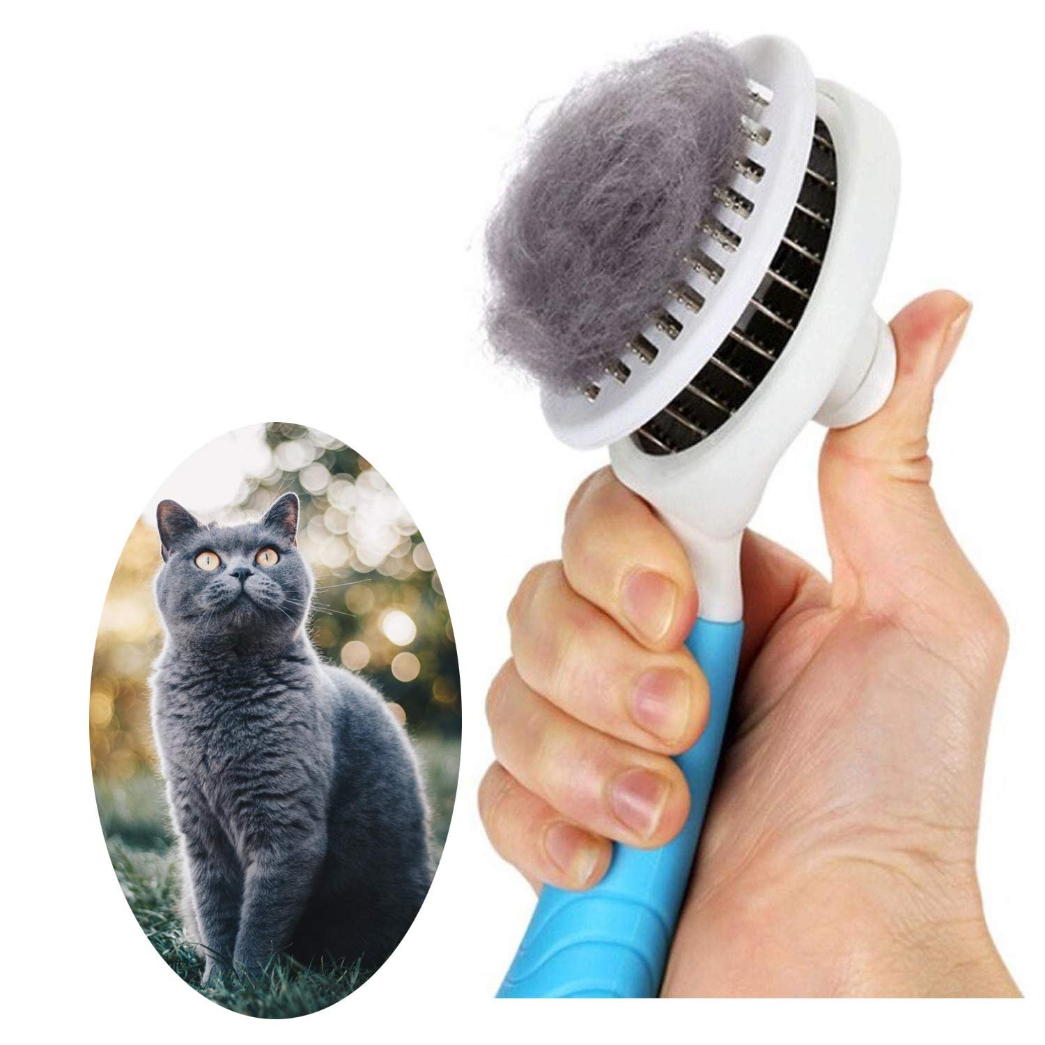Self-Cleaning Pet Brush